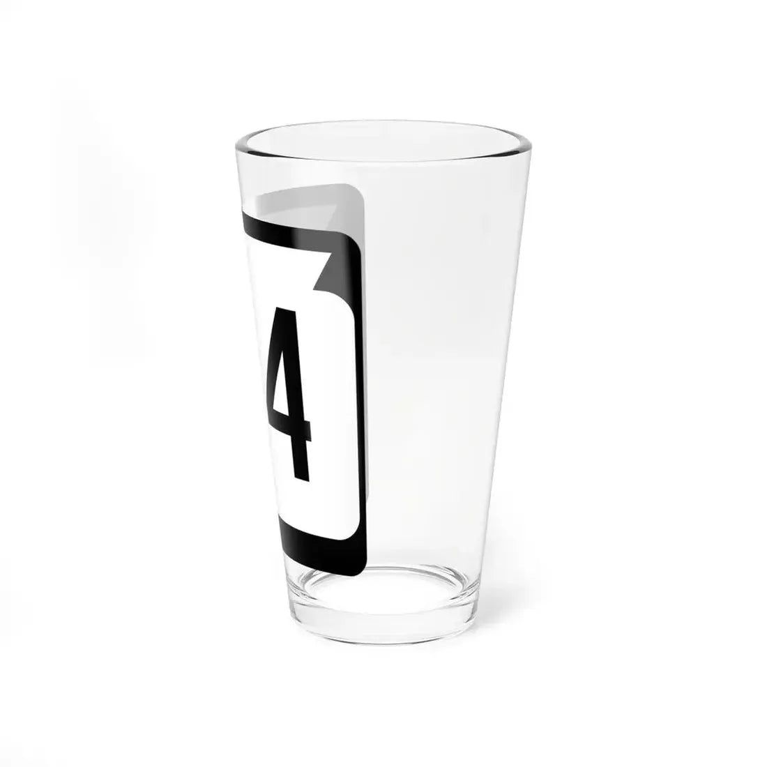 WIS 114 (Wisconsin) (Road Sign) Pint Glss 16oz - Go Mug Yourself