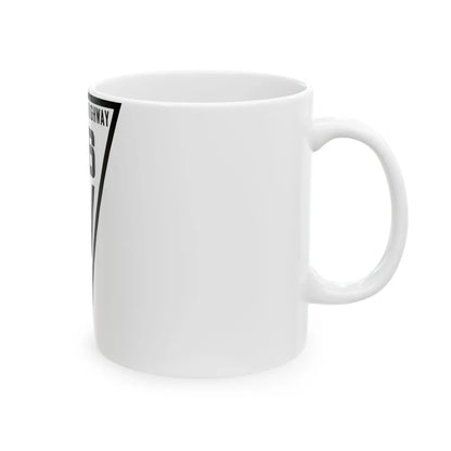 WIS 116 1919 (Wisconsin) (Road Sign) White Coffee Mug - Go Mug Yourself