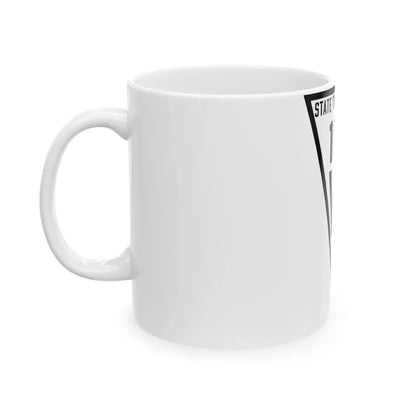 WIS 119 1919 (Wisconsin) (Road Sign) White Coffee Mug - Go Mug Yourself