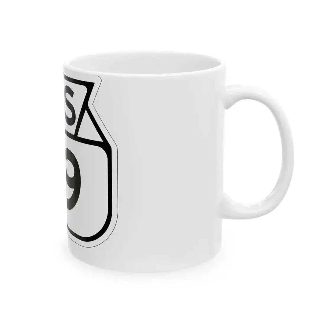 WIS 119 1949 (Wisconsin) (Road Sign) White Coffee Mug - Go Mug Yourself