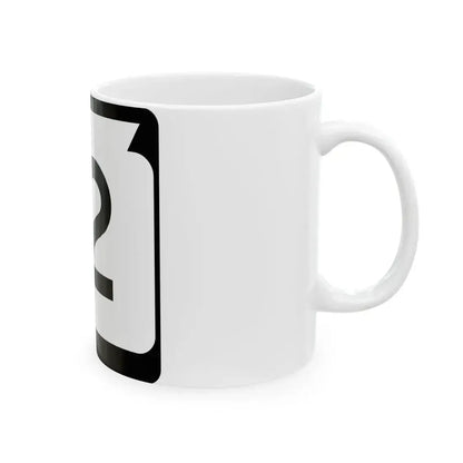 WIS 12 (Wisconsin) (Road Sign) White Coffee Mug - Go Mug Yourself