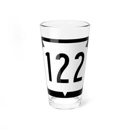 WIS 122 (Wisconsin) (Road Sign) Pint Glass 16oz 16oz - Go Mug Yourself
