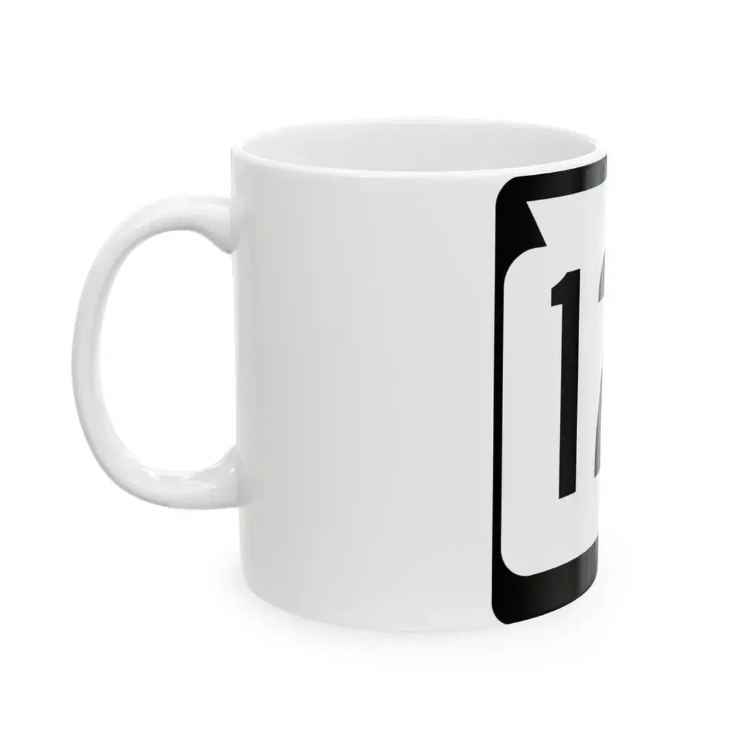 WIS 125 (Wisconsin) (Road Sign) White Coffee Mug - Go Mug Yourself