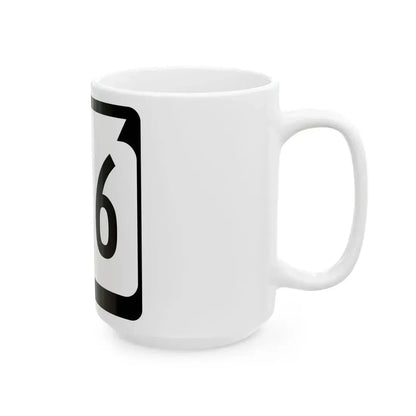 WIS 126 (Wisconsin) (Road Sign) White Coffee Mug - Go Mug Yourself