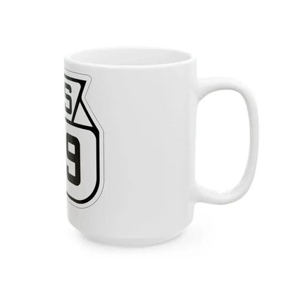 WIS 129 1938 (Wisconsin) (Road Sign) White Coffee Mug - Go Mug Yourself