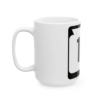 WIS 13 (Wisconsin) (Road Sign) White Coffee Mug - Go Mug Yourself
