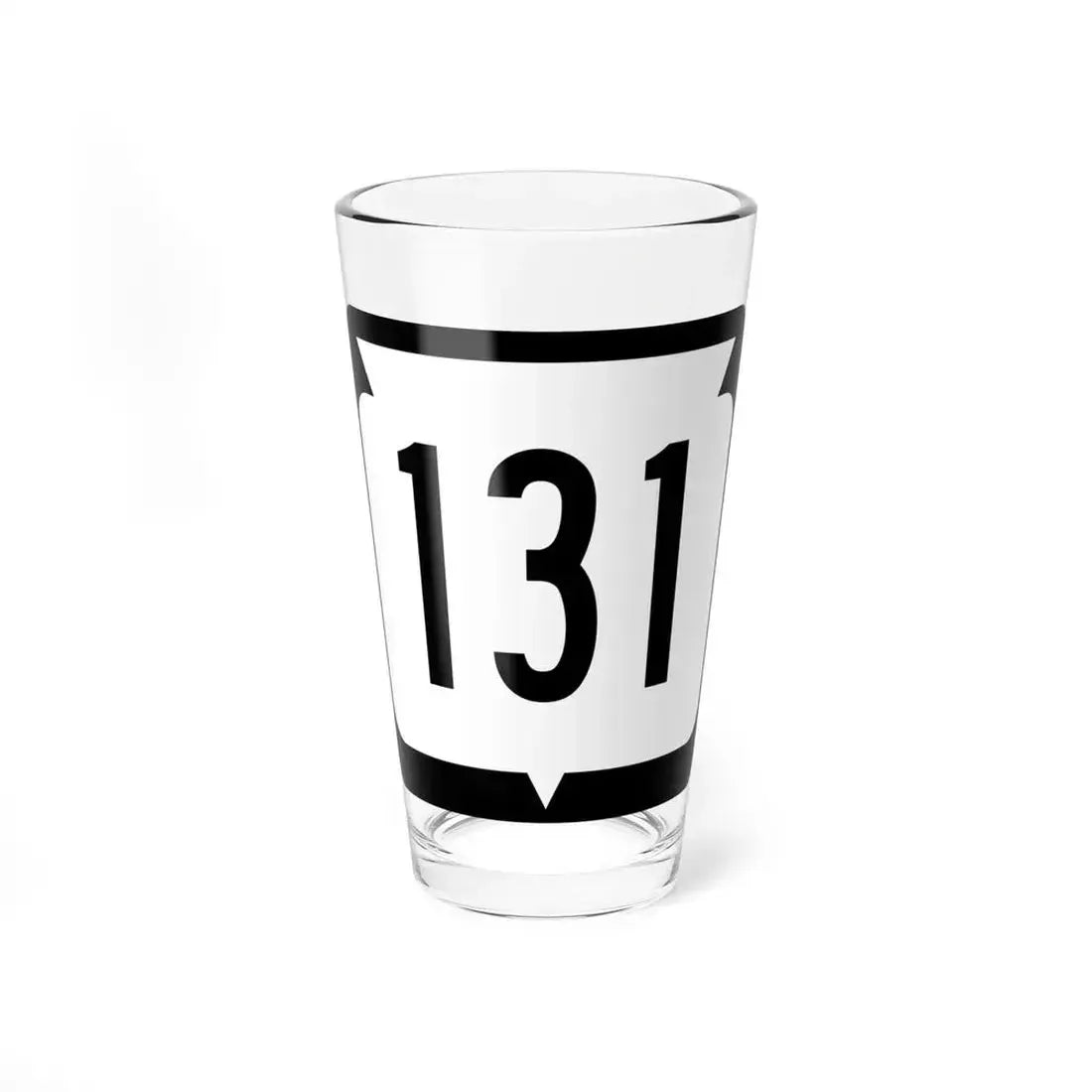 WIS 131 (Wisconsin) (Road Sign) Pint Glass 16oz 16oz - Go Mug Yourself