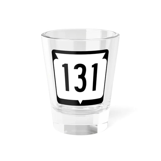 WIS 131 (Wisconsin) (Road Sign) Shot Glass 1.5oz 1.5oz - Go Mug Yourself