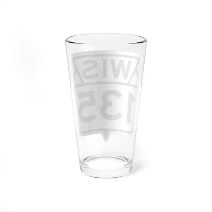WIS 135 1949 (Wisconsin) (Road Sign) Pint Glass 16oz - Go Mug Yourself
