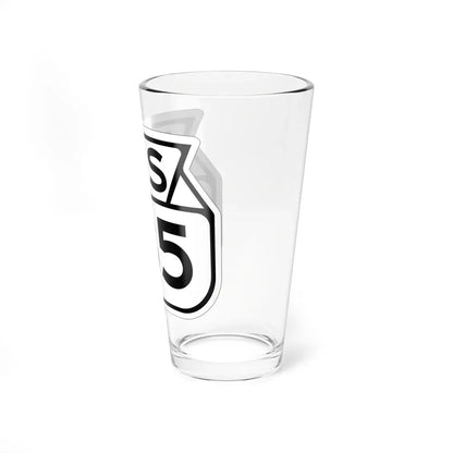 WIS 135 1949 (Wisconsin) (Road Sign) Pint Glass 16oz - Go Mug Yourself