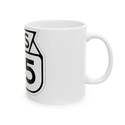 WIS 135 1949 (Wisconsin) (Road Sign) White Coffee Mug - Go Mug Yourself