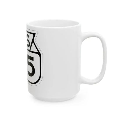 WIS 135 1949 (Wisconsin) (Road Sign) White Coffee Mug - Go Mug Yourself