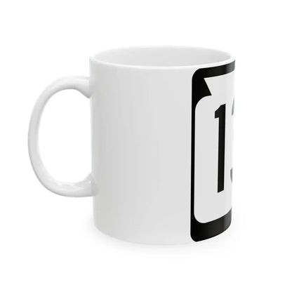 WIS 135 (Wisconsin) (Road Sign) White Coffee Mug - Go Mug Yourself