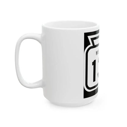 WIS 137 1958 (Wisconsin) (Road Sign) White Coffee Mug - Go Mug Yourself