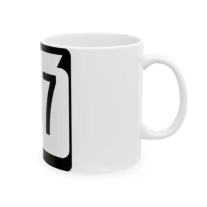 WIS 137 (Wisconsin) (Road Sign) White Coffee Mug - Go Mug Yourself