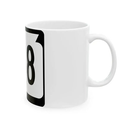 WIS 138 (Wisconsin) (Road Sign) White Coffee Mug - Go Mug Yourself