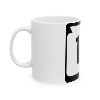 WIS 14 (Wisconsin) (Road Sign) White Coffee Mug - Go Mug Yourself