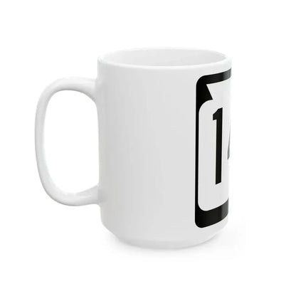 WIS 142 (Wisconsin) (Road Sign) White Coffee Mug - Go Mug Yourself