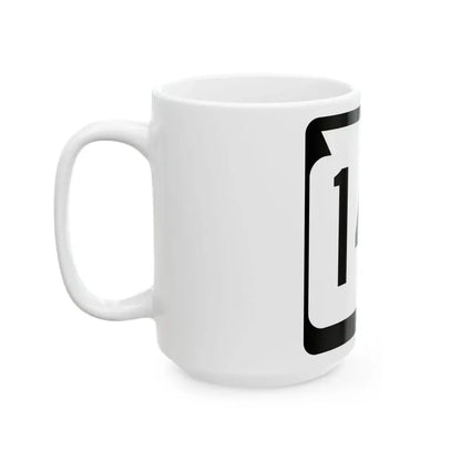 WIS 143 (Wisconsin) (Road Sign) White Coffee Mug - Go Mug Yourself
