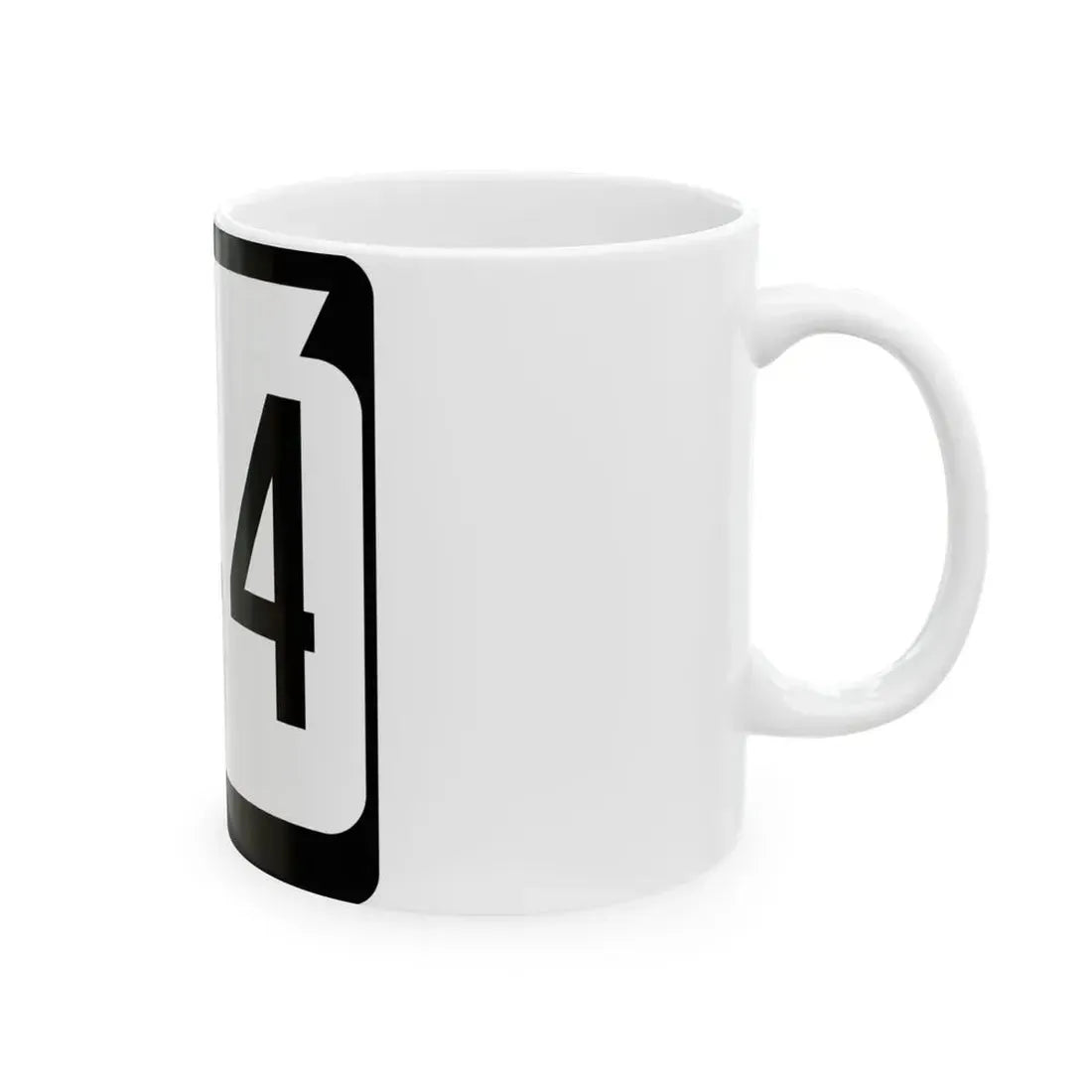 WIS 144 (Wisconsin) (Road Sign) White Coffee Mug - Go Mug Yourself