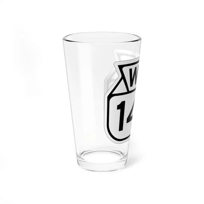 WIS 145 1949 (Wisconsin) (Road Sign) Pint Glass 16oz - Go Mug Yourself