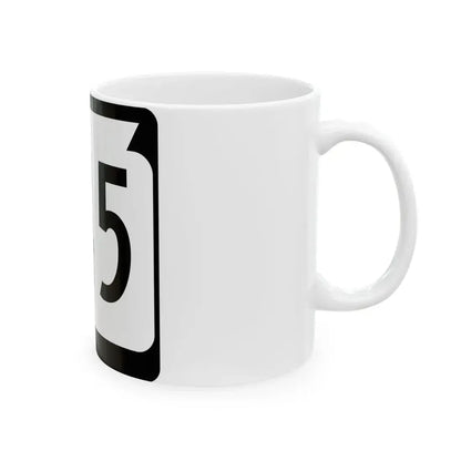 WIS 145 (Wisconsin) (Road Sign) White Coffee Mug - Go Mug Yourself