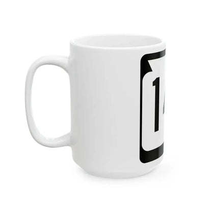 WIS 145 (Wisconsin) (Road Sign) White Coffee Mug - Go Mug Yourself