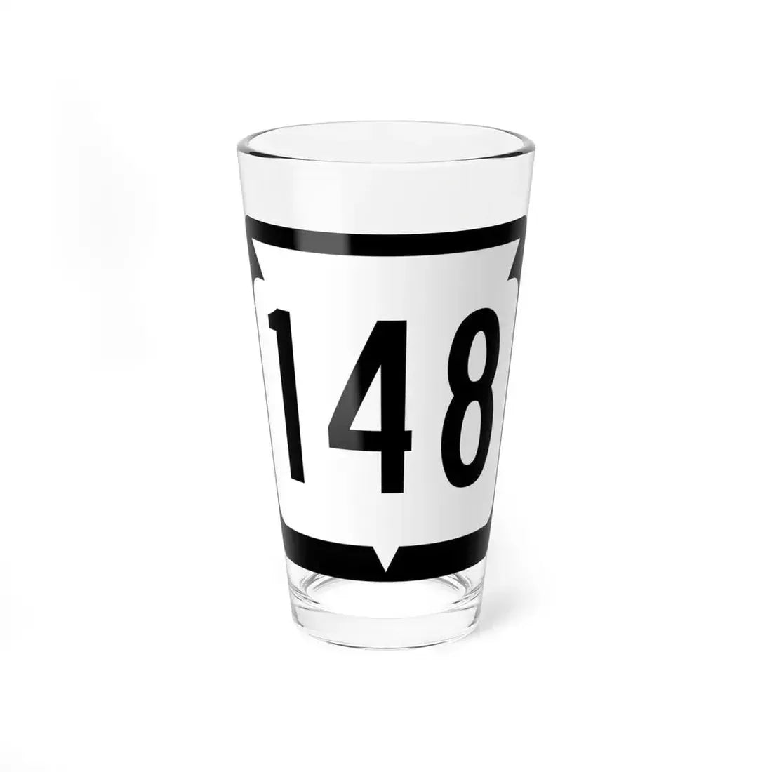 WIS 148 (Wisconsin) (Road Sign) Pint Glass 16oz 16oz - Go Mug Yourself