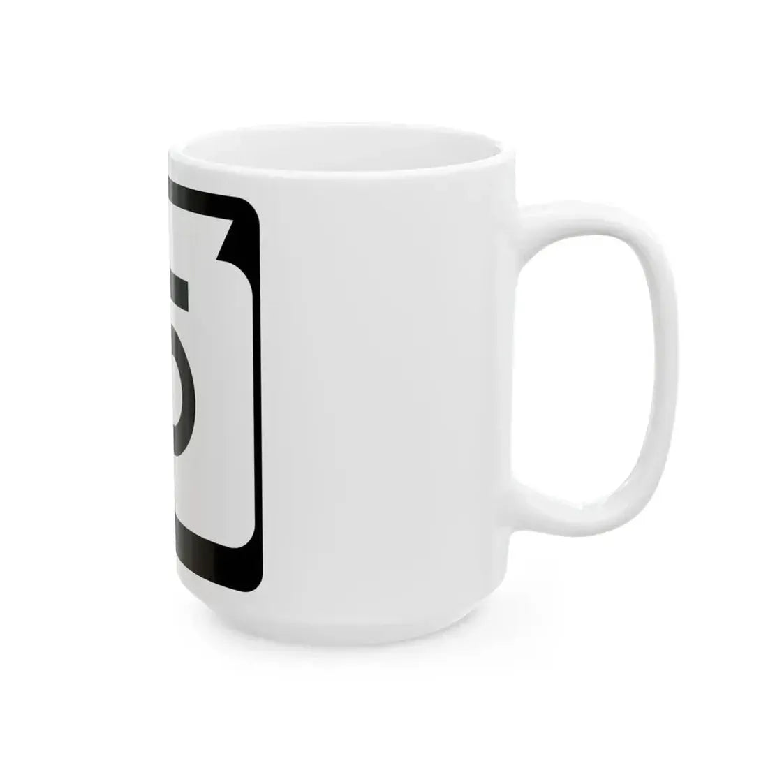 WIS 15 (Wisconsin) (Road Sign) White Coffee Mug - Go Mug Yourself