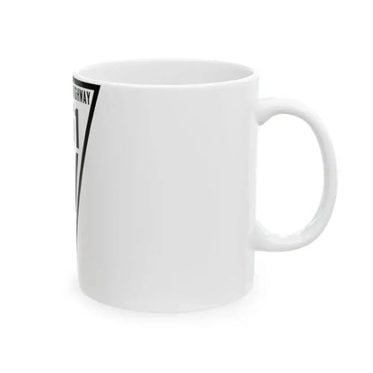 WIS 151 1919 (Wisconsin) (Road Sign) White Coffee Mug - Go Mug Yourself