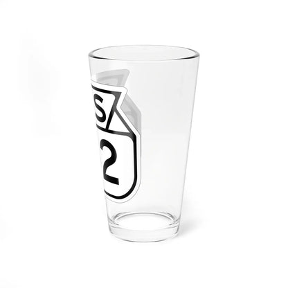 WIS 152 1949 (Wisconsin) (Road Sign) Pint Glass 16oz - Go Mug Yourself