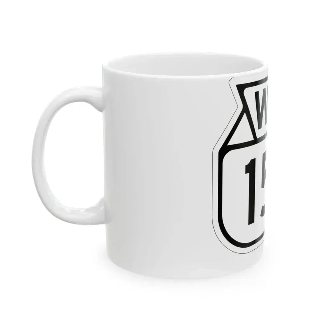 WIS 152 1949 (Wisconsin) (Road Sign) White Coffee Mug - Go Mug Yourself