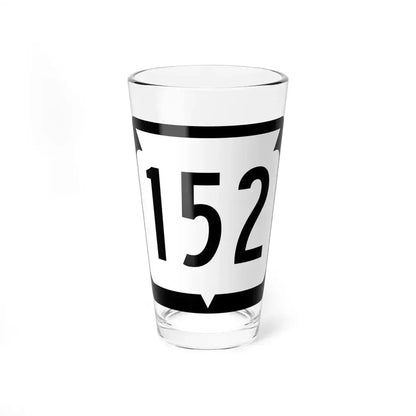 WIS 152 (Wisconsin) (Road Sign) Pint Glass 16oz 16oz - Go Mug Yourself