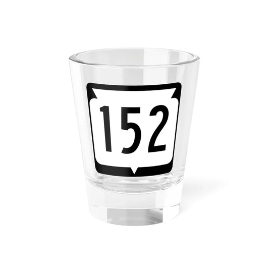 WIS 152 (Wisconsin) (Road Sign) Shot Glass 1.5oz 1.5oz - Go Mug Yourself