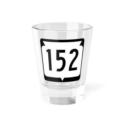 WIS 152 (Wisconsin) (Road Sign) Shot Glass 1.5oz - Go Mug Yourself