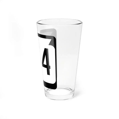 WIS 154 (Wisconsin) (Road Sign) Pint Glass 16oz - Go Mug Yourself