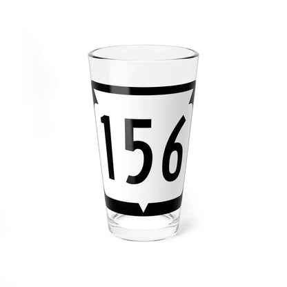 WIS 156 (Wisconsin) (Road Sign) Pint Glss 16oz 16oz - Go Mug Yourself