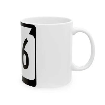 WIS 156 (Wisconsin) (Road Sign) White Coffee Mug - Go Mug Yourself