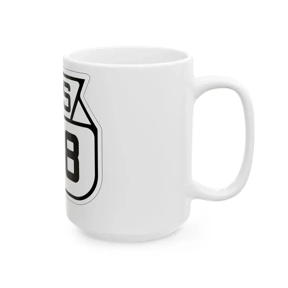 WIS 158 1938 (Wisconsin) (Road Sign) White Coffee Mug - Go Mug Yourself
