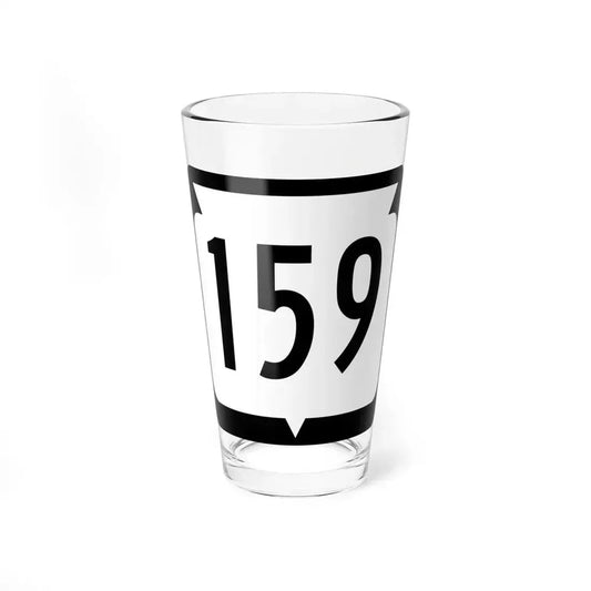 WIS 159 (Wisconsin) (Road Sign) Pint Glass 16oz 16oz - Go Mug Yourself