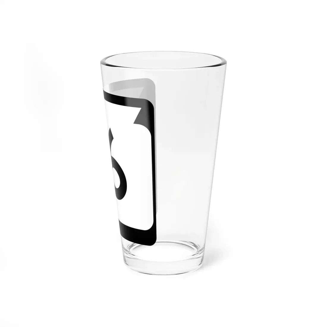 WIS 16 (Wisconsin) (Road Sign) Pint Glass 16oz - Go Mug Yourself