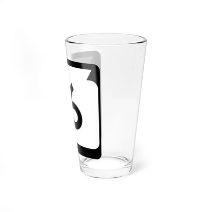 WIS 16 (Wisconsin) (Road Sign) Pint Glass 16oz - Go Mug Yourself