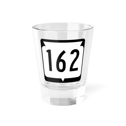 WIS 162 (Wisconsin) (Road Sign) Shot Glass 1.5oz 1.5oz - Go Mug Yourself