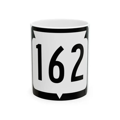 WIS 162 (Wisconsin) (Road Sign) White Coffee Mug 11oz - Go Mug Yourself