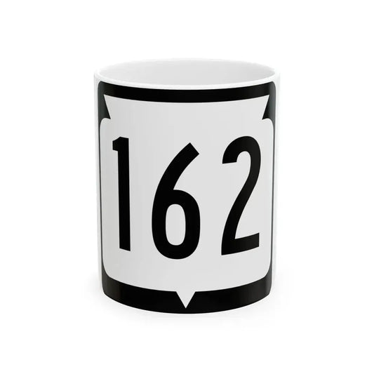 WIS 162 (Wisconsin) (Road Sign) White Coffee Mug 11oz - Go Mug Yourself