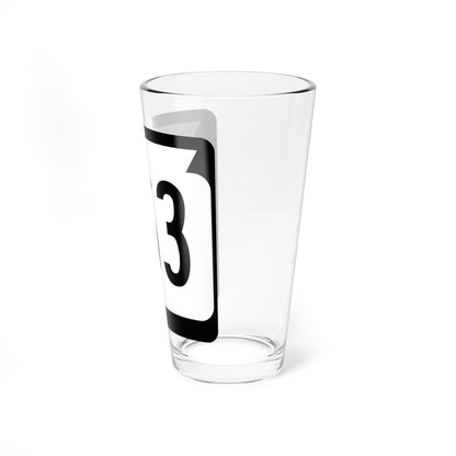 WIS 163 (Wisconsin) (Road Sign) Pint Glss 16oz - Go Mug Yourself