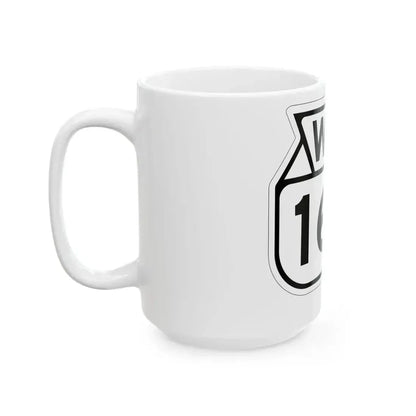 WIS 165 1949 (Wisconsin) (Road Sign) White Coffee Mug - Go Mug Yourself
