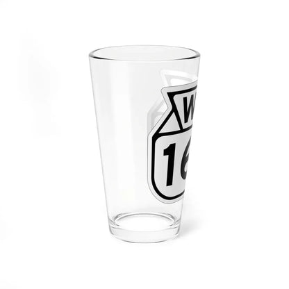 WIS 166 1949 (Wisconsin) (Road Sign) Pint Glass 16oz - Go Mug Yourself
