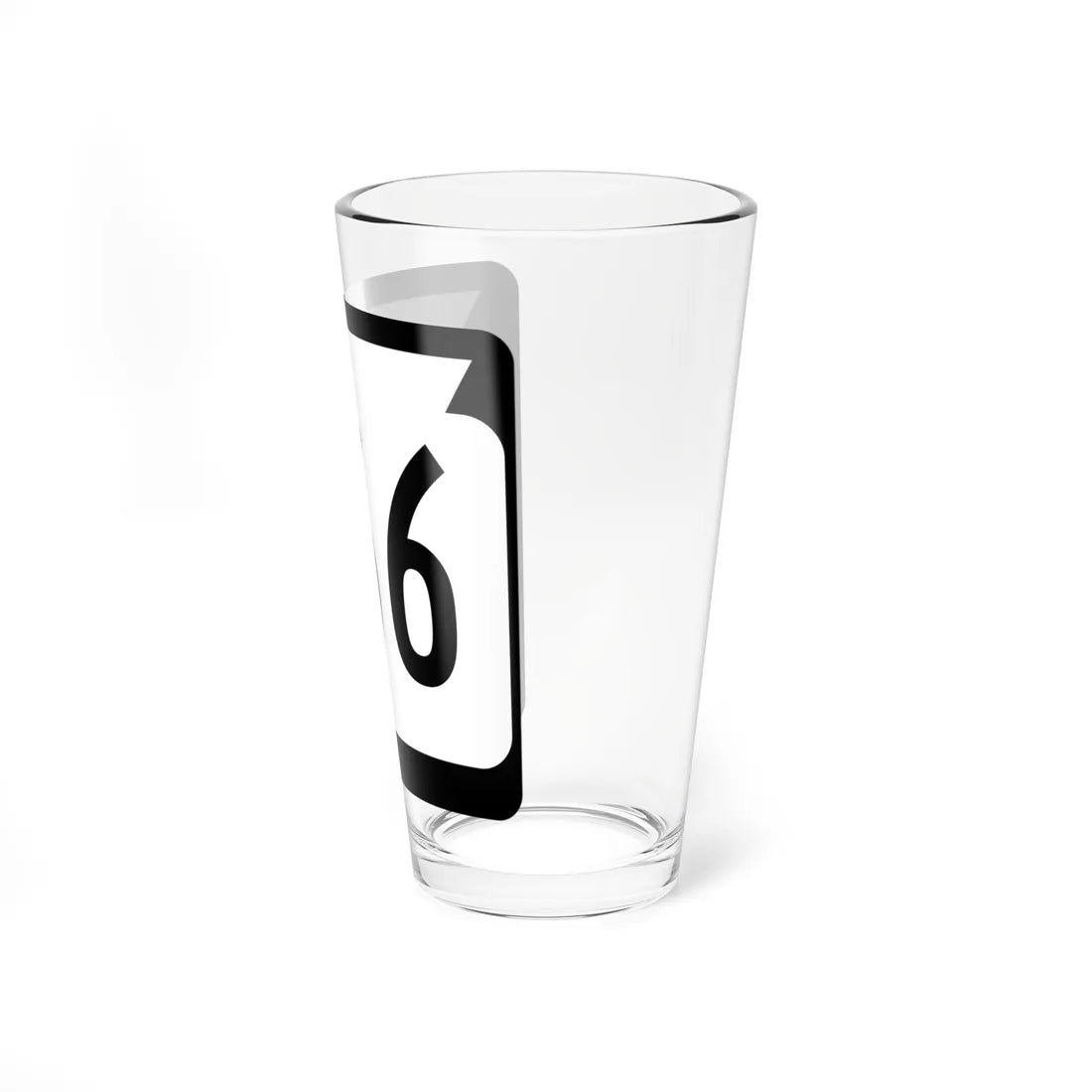 WIS 166 (Wisconsin) (Road Sign) Pint Glss 16oz - Go Mug Yourself