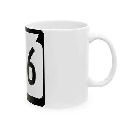 WIS 166 (Wisconsin) (Road Sign) White Coffee Mug - Go Mug Yourself